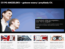 Tablet Screenshot of cvangielski.pl